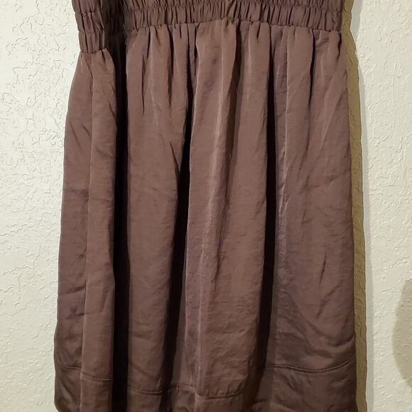 Lane Bryant Satin Y2K Skirt Womens Size 14/16 High Low Pleated Silky Boho Fairy - Picture 5 of 10